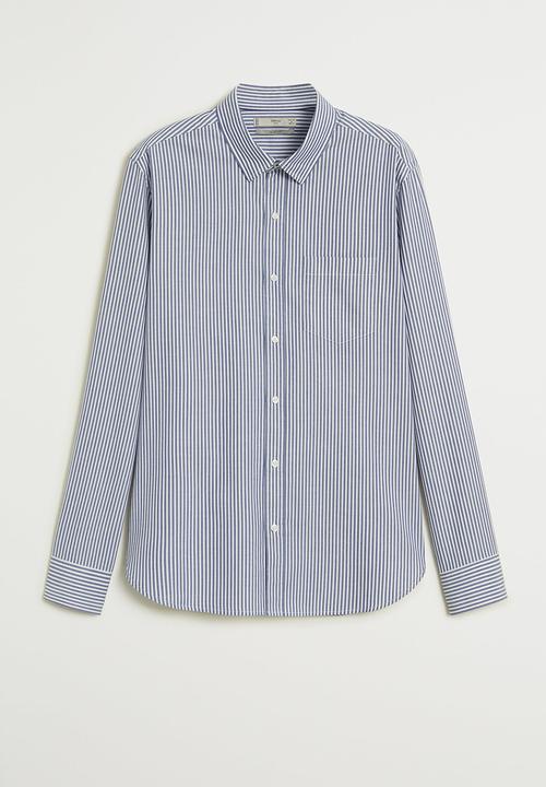 MANGO - Kodak shirt - navy