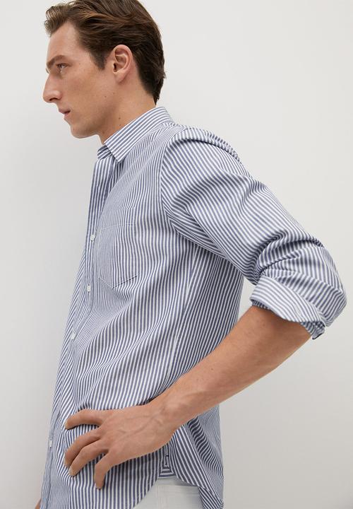 MANGO - Kodak shirt - navy