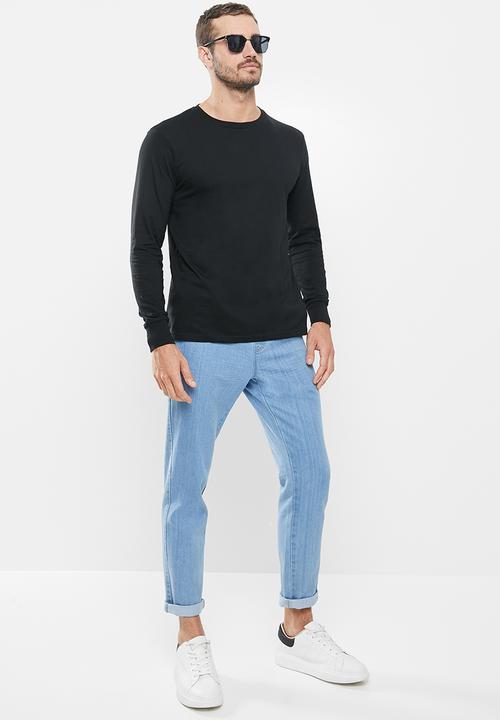 Cotton On - Tbar long sleeve - 2 pack  - black & white 