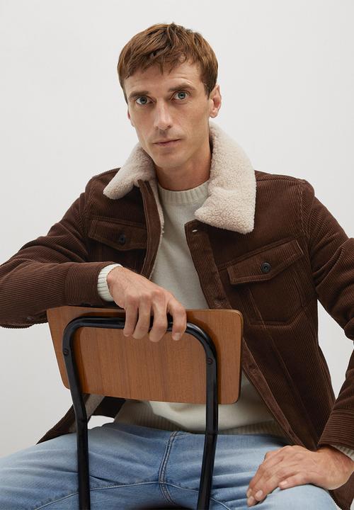 MANGO - Morys jacket - brown