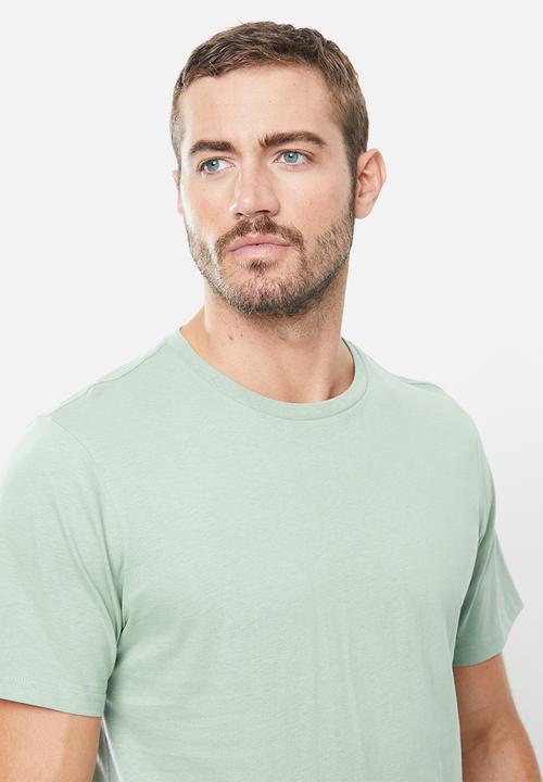Cotton On - Essential crew T-shirt - sea foam