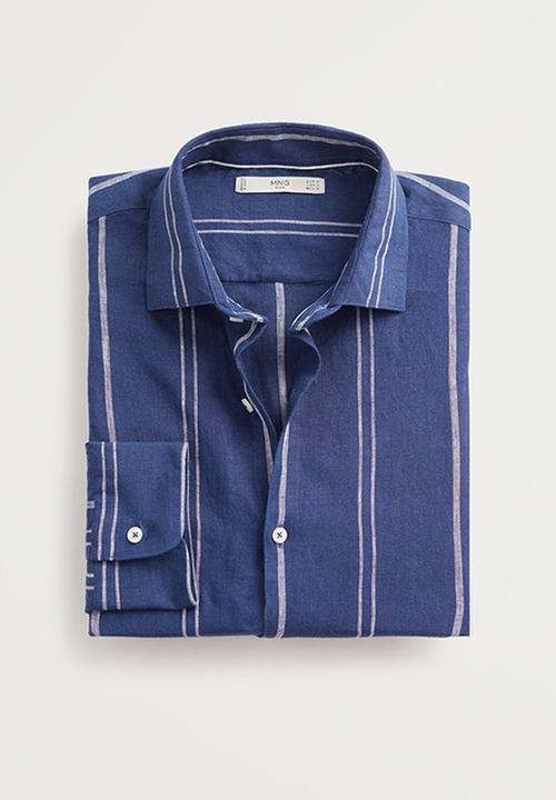 MANGO - Tami shirt - navy