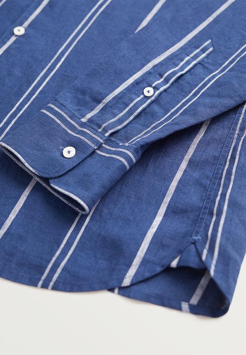 MANGO - Tami shirt - navy