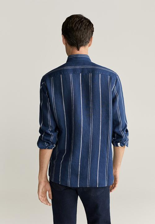 MANGO - Tami shirt - navy