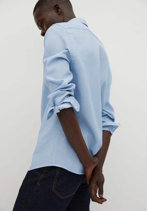 MANGO - Arthur shirt- blue lt