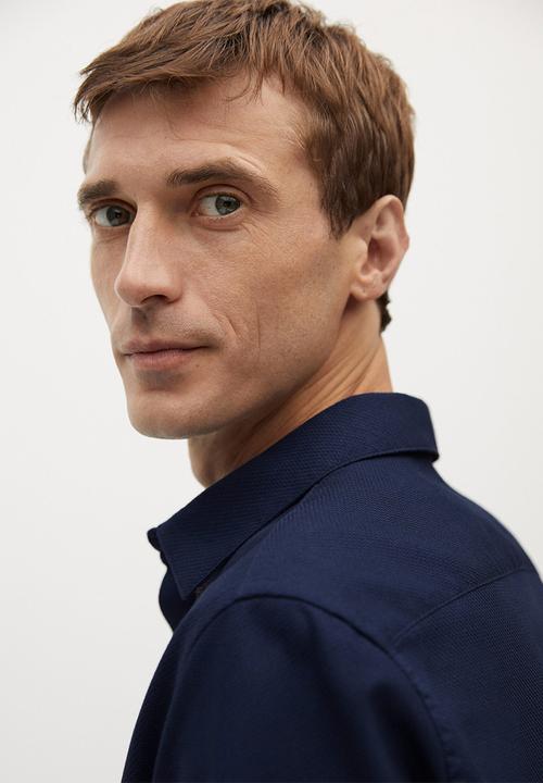 MANGO - Arthur shirt- navy
