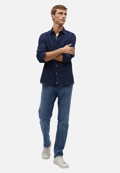 MANGO - Arthur shirt- navy