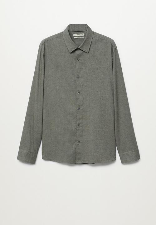 MANGO - Bose shirt - khaki