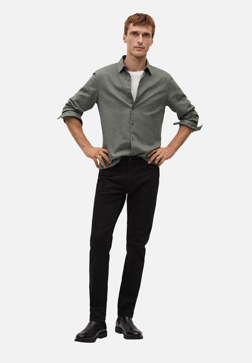 MANGO - Bose shirt - khaki