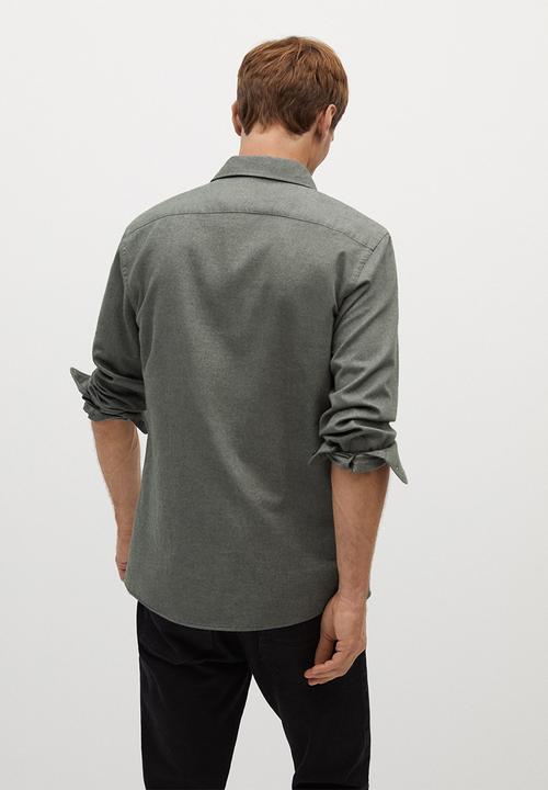 MANGO - Bose shirt - khaki