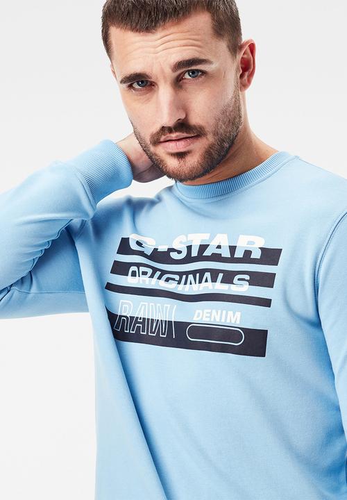 G-STAR - Originals sweat - delta blue