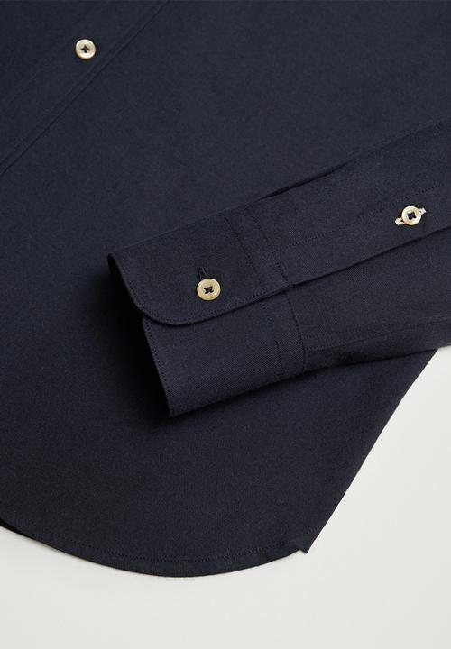 MANGO - Twill shirt - navy