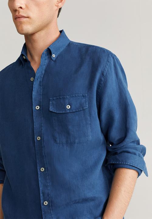 MANGO - Calcuta shirt - navy