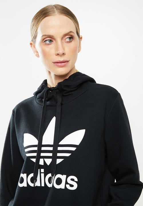 adidas Originals - Trefoil hoodie - black & white