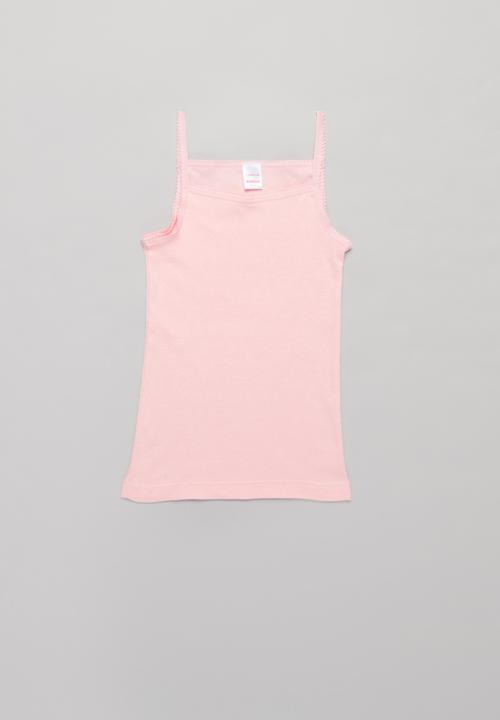 Pop Candy - Sleeveless vest - pink & white