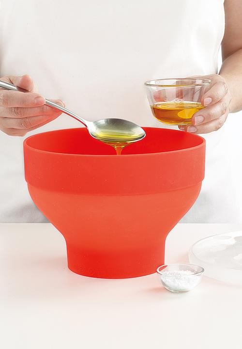 Lékué - Microwave popcorn maker - orange