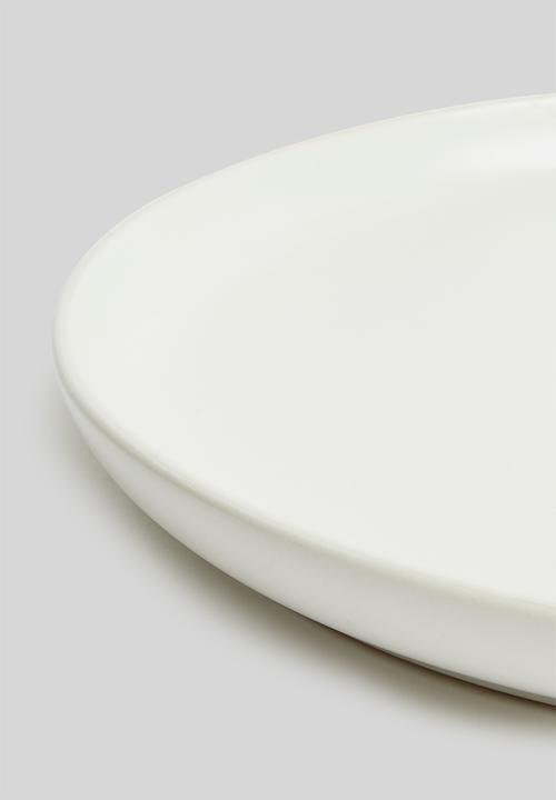 Sixth Floor - Mason dinner plate set of 4 - white