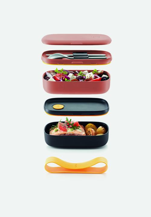 Lékué - Lunchbox to go-coral