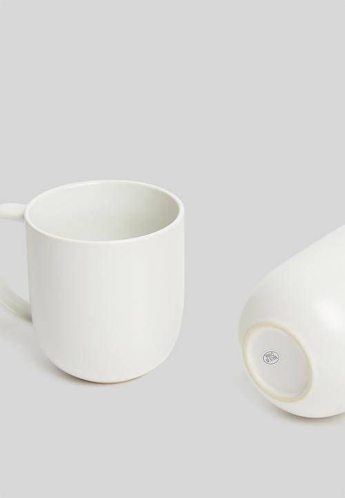 Sixth Floor - Mason mug set of 4 - white
