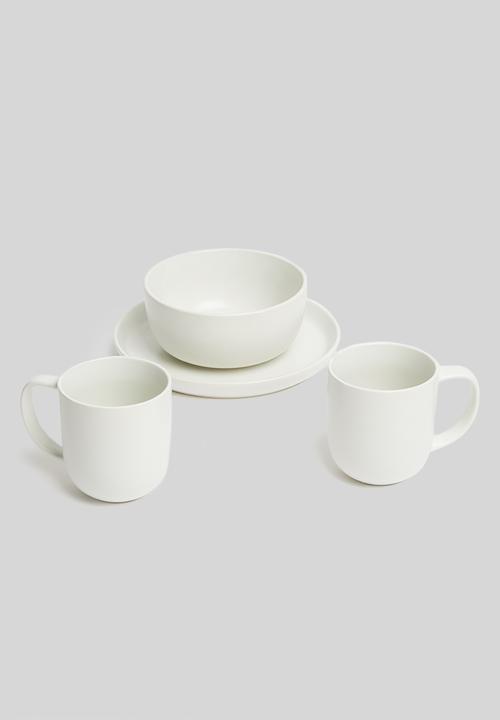 Sixth Floor - Mason mug set of 4 - white