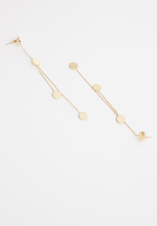 Superbalist - Multi disc earrings - gold