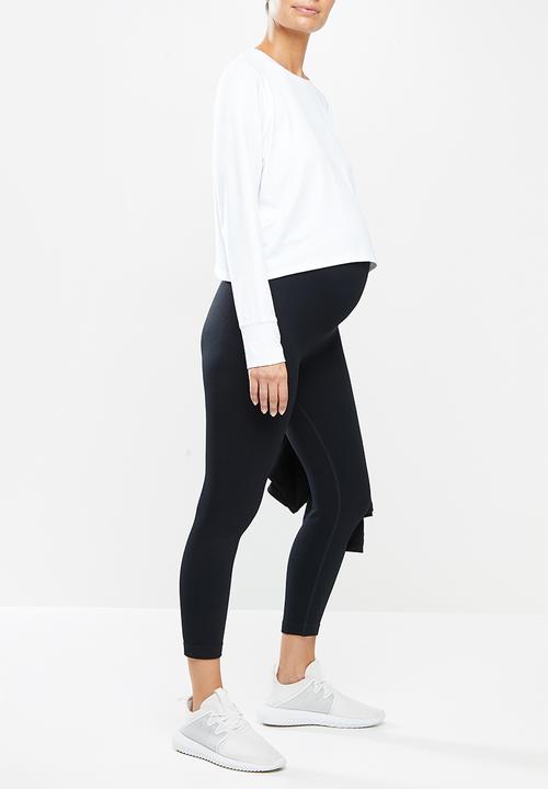 Cotton On - Maternity cross back long sleeve top - white