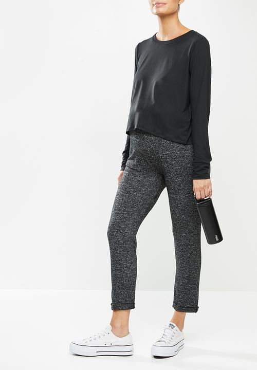 Cotton On - Maternity cross back long sleeve top - black