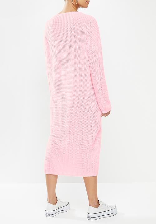 Glamorous - Maternity pearl dress - pale pink