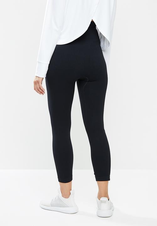 Cotton On - Maternity lifestyle seamless rib 7/8 tight - black