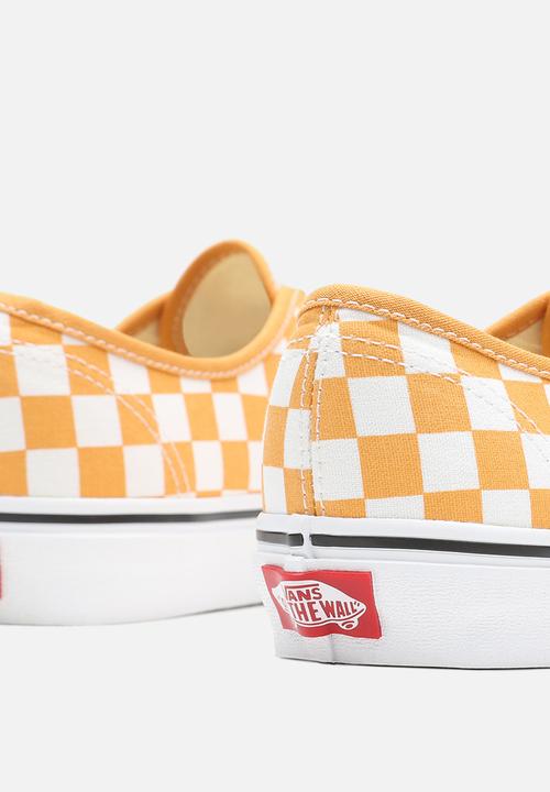 Vans - Authentic - (checkerboard) golden nugget/true white