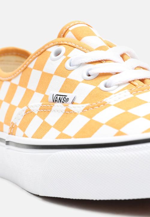 Vans - Authentic - (checkerboard) golden nugget/true white