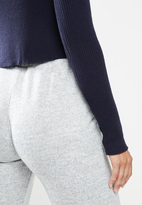 Glamorous - Maternity high neck knit- blue
