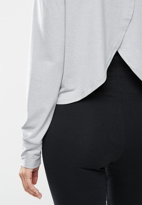 Cotton On - Maternity cross back long sleeve top - grey 