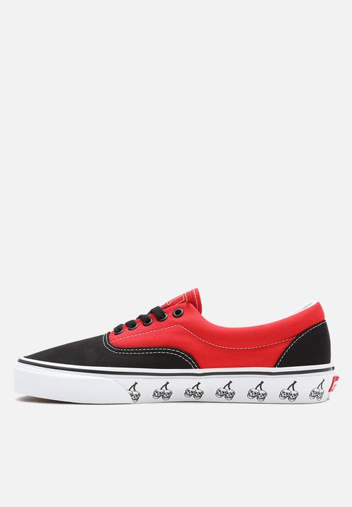 Vans - Era - (new varsity) black/high risk red