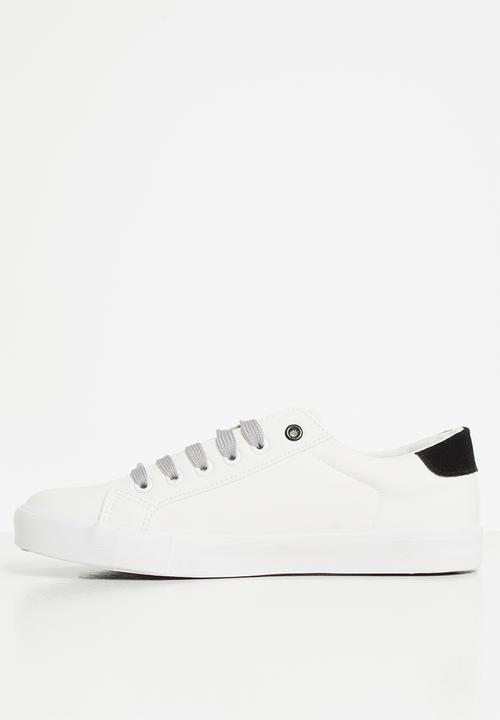Miss Black - Goose sneaker - white & black
