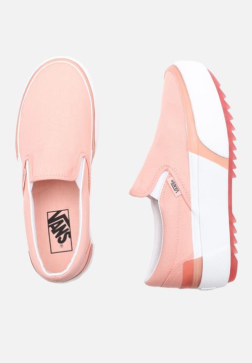 Vans - Classic Slip-On stacked - (pastel) peach pearl/true white