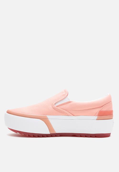 Vans - Classic Slip-On stacked - (pastel) peach pearl/true white