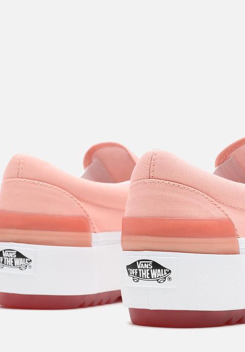 Vans - Classic Slip-On stacked - (pastel) peach pearl/true white