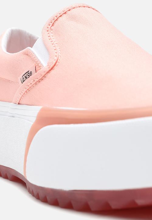 Vans - Classic Slip-On stacked - (pastel) peach pearl/true white