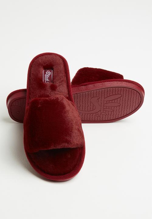 Miss Black - Rella slipper - burgandy
