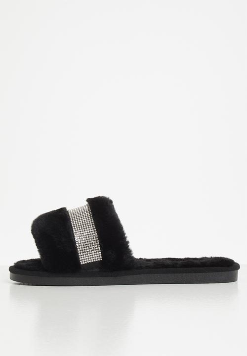 Miss Black - Rella 3 slipper - black