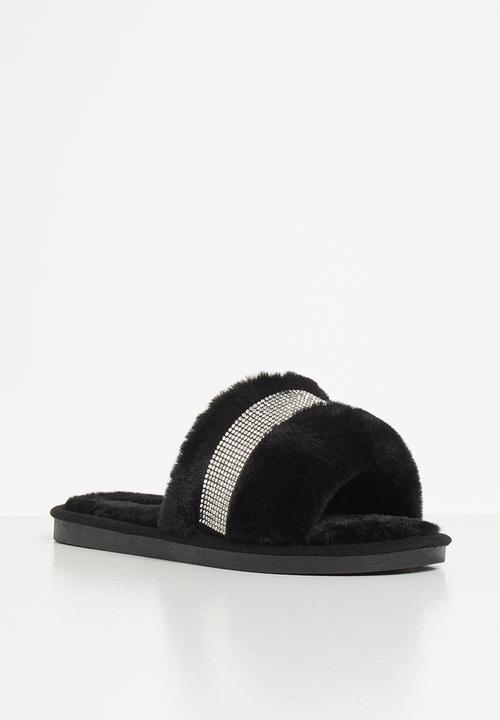 Miss Black - Rella 3 slipper - black