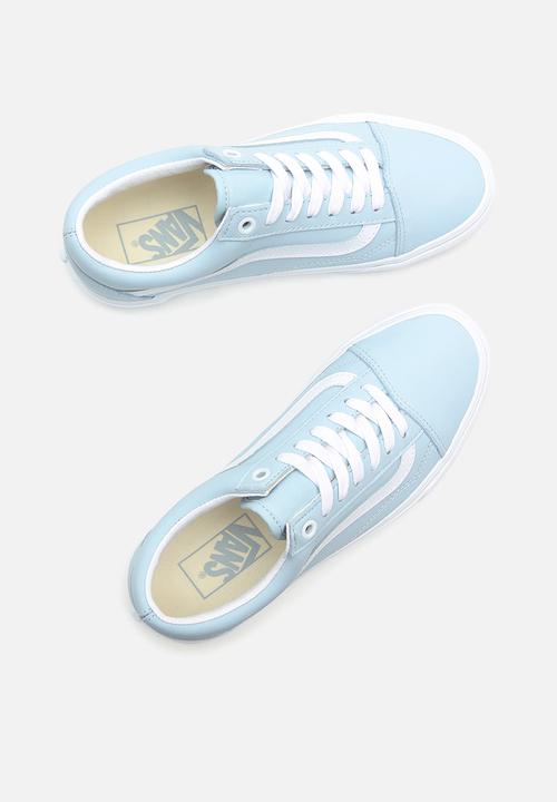 Vans - Old Skool - (leather) ballad blue/true white