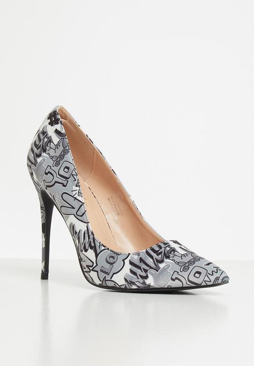 Miss Black - Comic court - black & grey 