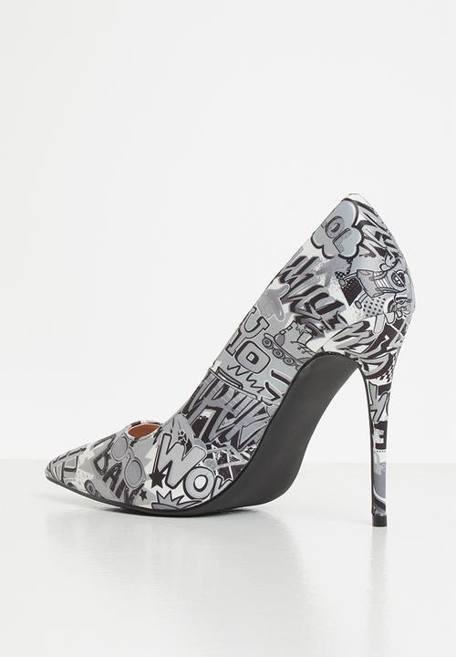 Miss Black - Comic court - black & grey 