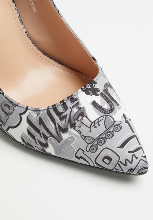 Miss Black - Comic court - black & grey 