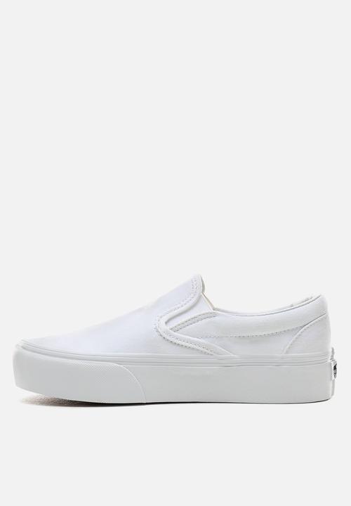 Vans - Classic Slip-On platform - true white