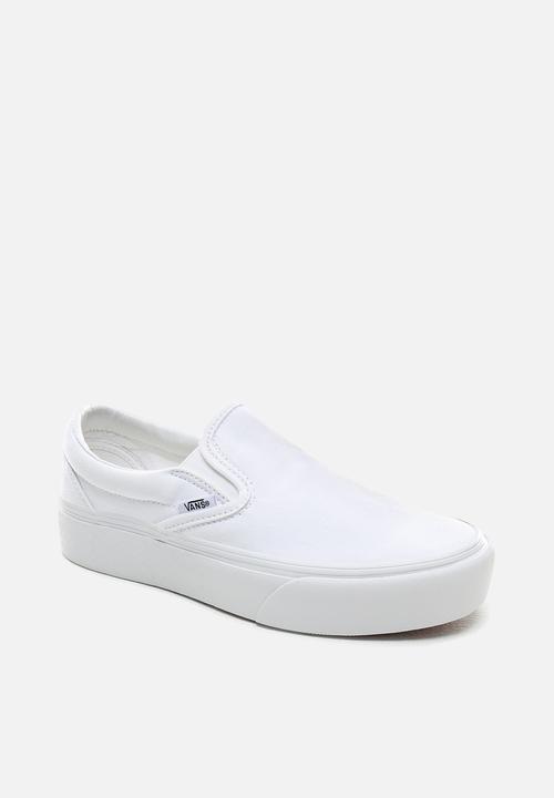 Vans - Classic Slip-On platform - true white