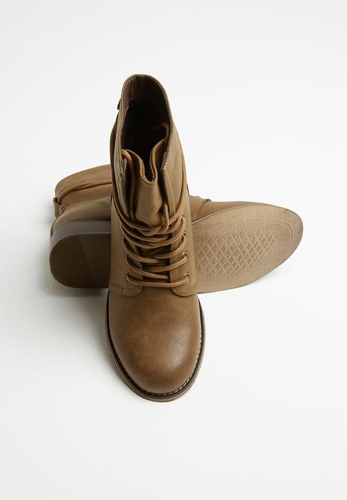 Miss Black - Bon bon ankle boot - tan