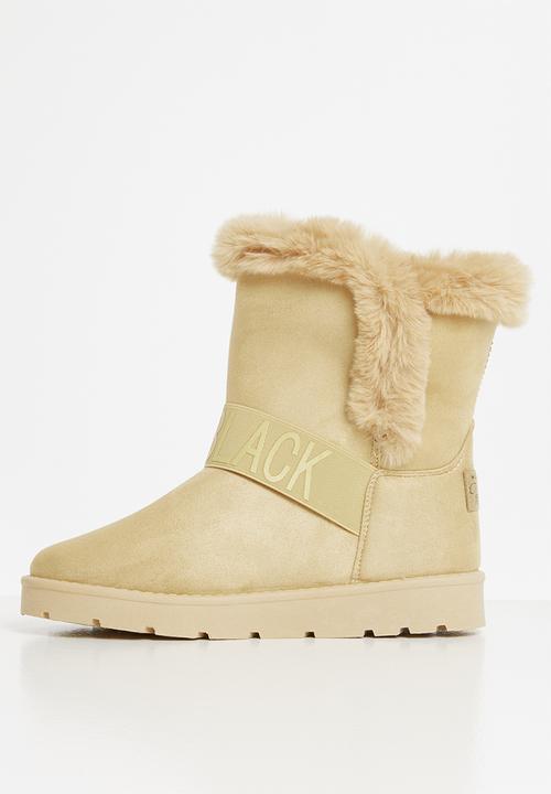 Miss Black - Rae slipper boot - Neutral